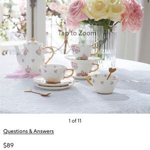 Pottery barn love shack fancy tea set
